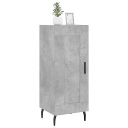 vidaXL Dressoir 34,5x34x90 cm bewerkt hout betongrijs