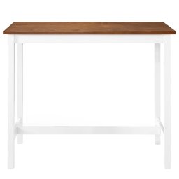 vidaXL Bartafel 108x60x91 cm massief hout