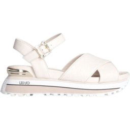 Liu Jo - maat 38 - Dames Sandalen Met Monogram logo - Butter