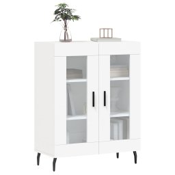 vidaXL Dressoir 69,5x34x90 cm bewerkt hout wit