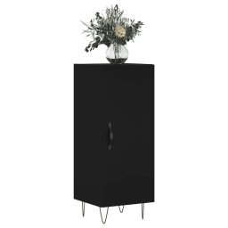 vidaXL Dressoir 34,5x34x90 cm bewerkt hout zwart