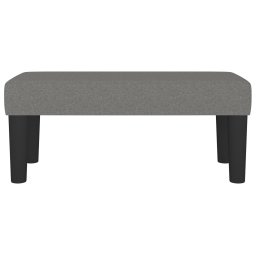 vidaXL Bankje 70x30x30 cm stof donkergrijs