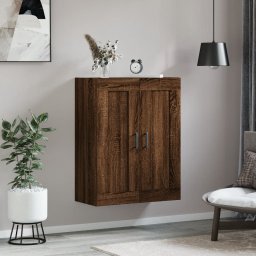 vidaXL Wandkast 69,5x34x90 cm bewerkt hout bruin eikenkleur