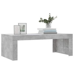 vidaXL Salontafel 102x50x36 cm bewerkt hout betongrijs