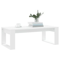 vidaXL Salontafel 102x50x35 cm bewerkt hout wit