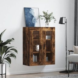 vidaXL Bovenkast 69,5x34x90 cm gerookt eikenkleurig
