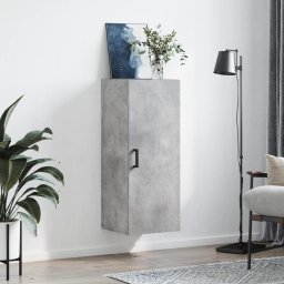 vidaXL Bovenkast 34,5x34x90 cm betongrijs