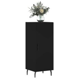 vidaXL Dressoir 34,5x34x90 cm bewerkt hout zwart