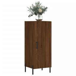 vidaXL Dressoir 34,5x34x90 cm bewerkt hout bruin eikenkleur