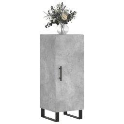 vidaXL Dressoir 34,5x34x90 cm bewerkt hout betongrijs