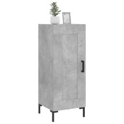 vidaXL Dressoir 34,5x34x90 cm bewerkt hout betongrijs