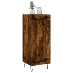 vidaXL Dressoir 34,5x34x90 cm bewerkt hout gerookt eiken