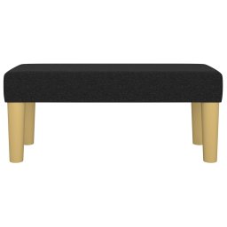 vidaXL Bankje 70x30x30 cm stof zwart