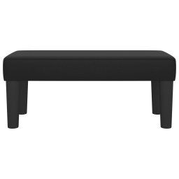 vidaXL Bankje 70x30x30 cm kunstleer zwart