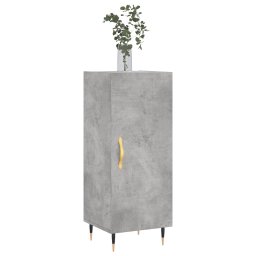vidaXL Dressoir 34,5x34x90 cm bewerkt hout betongrijs