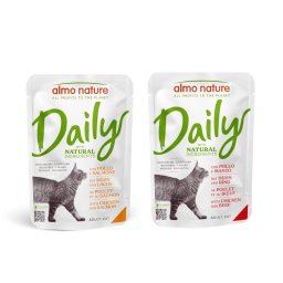 24x70g Maaltijdzakjes 1: Kip Almo Nature Daily Menu Kattenvoer