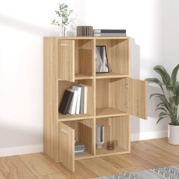 vidaXL Opbergkast 60x29,5x90 cm bewerkt hout sonoma eikenkleurig
