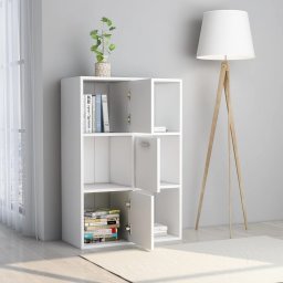 vidaXL Opbergkast 60x29,5x90 cm bewerkt hout wit