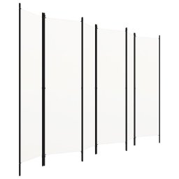 vidaXL Kamerscherm met 6 panelen 300x180 cm wit