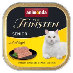 6x100g Senior met Gevogelte animonda Vom Feinsten Kattenvoer
