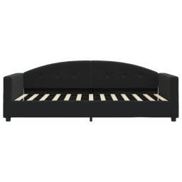 vidaXL Slaapbank 90x200 cm fluweel zwart