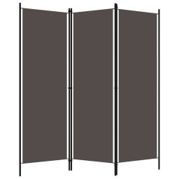 vidaXL Kamerscherm met 3 panelen 150x180 cm antraciet