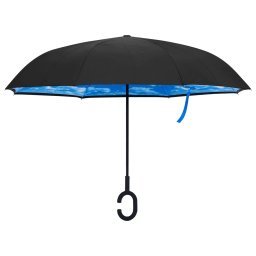 vidaXL Paraplu C-handgreep 108 cm zwart