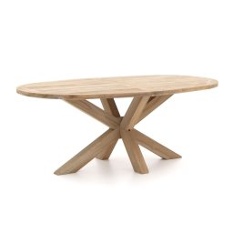 + 15% kassakorting | ROUGH-Y Ellips dining tuintafel 200x110cm - Laagste prijsgarantie!