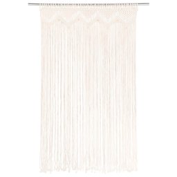 vidaXL Gordijn macramé 140x240 cm katoen