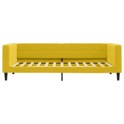 vidaXL Slaapbank 90x200 cm fluweel geel