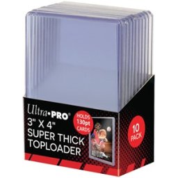 Toploader - Regular 3"x4" Super Thick 130PT (10 stuks)