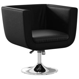 vidaXL Barstoelen 2 st kunstleer zwart
