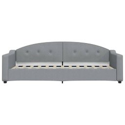 vidaXL Slaapbank 80x200 cm stof lichtgrijs
