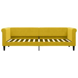 vidaXL Slaapbank 80x200 cm fluweel geel