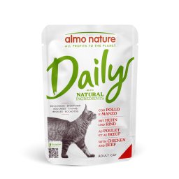 Voordeelpakket Almo Nature Daily Menu Maaltijdzakjes 12 x 70 g - Kip en Rund