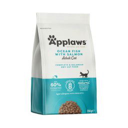 Applaws Adult Zeevis met Zalm droog kattenvoer - 350 g