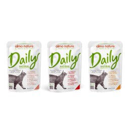 Almo Nature Daily Menu Maaltijdzakjes Kattenvoer 6 x 70 g - Mixpakket 1 (3 soorten)