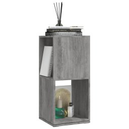 vidaXL Draaikast 34,5x34,5x75,5 cm spaanplaat betongrijs