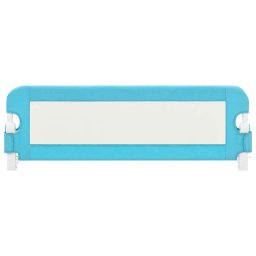 vidaXL Bedhekje peuter 120x42 cm polyester blauw