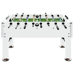 vidaXL Voetbaltafel 60 kg 140x74,5x87,5 cm staal wit