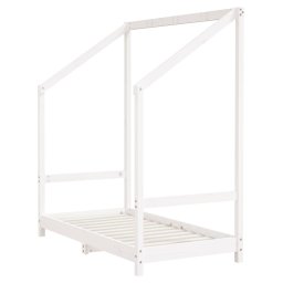 vidaXL Kinderbedframe 70x140 cm massief grenenhout wit