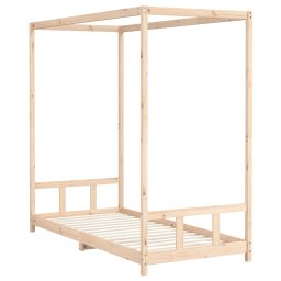 vidaXL Kinderbedframe 90x200 cm massief grenenhout