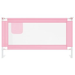 vidaXL Bedhekje peuter 150x25 cm stof roze