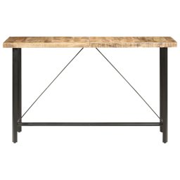 vidaXL Bartafel 180x70x107 cm ruw mangohout