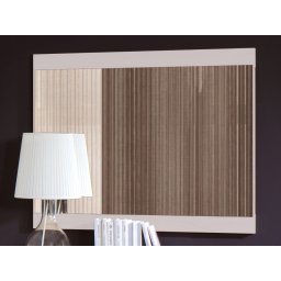 Rechthoekige spiegel SIELLA 77 cm wit