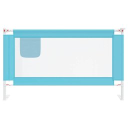 vidaXL Bedhekje peuter 140x25 cm stof blauw