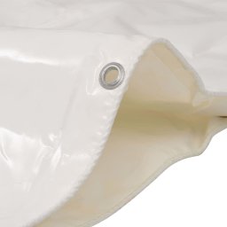 vidaXL Dekzeil 650 g/m² 4x7 m wit