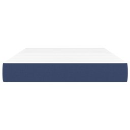 vidaXL Pocketveringmatras medium 120x200x20 cm stof blauw