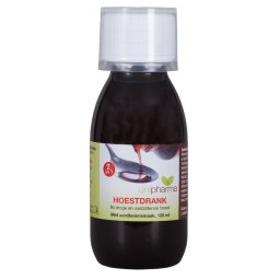 Unipharma Hoestdrank 2-in-1 met aarbeiensmaak