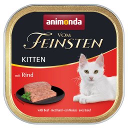 12x100g Kitten met Rund animonda Vom Feinsten Kattenvoer